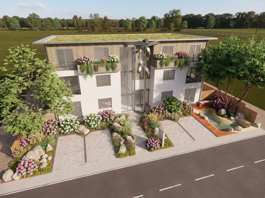 Realistische Garten Visualisierung in Stuttgart mit moderner Planung und Darstellung von Außenanlagen